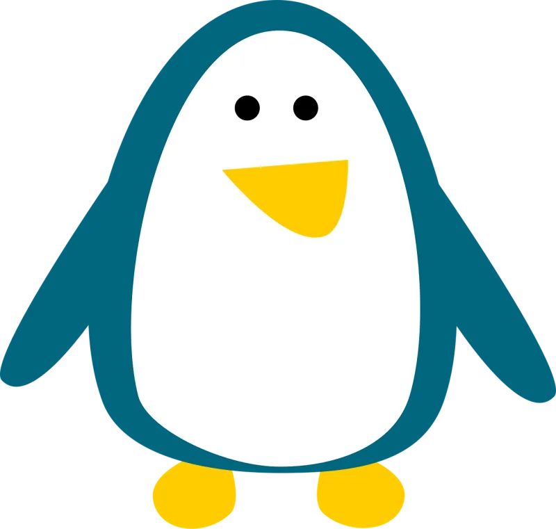 Bird Nature Penguin Stickdatei – Tiere