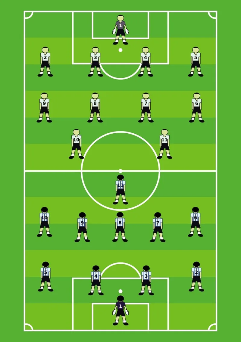 Football Soccer Pitch Stickdatei – Sport