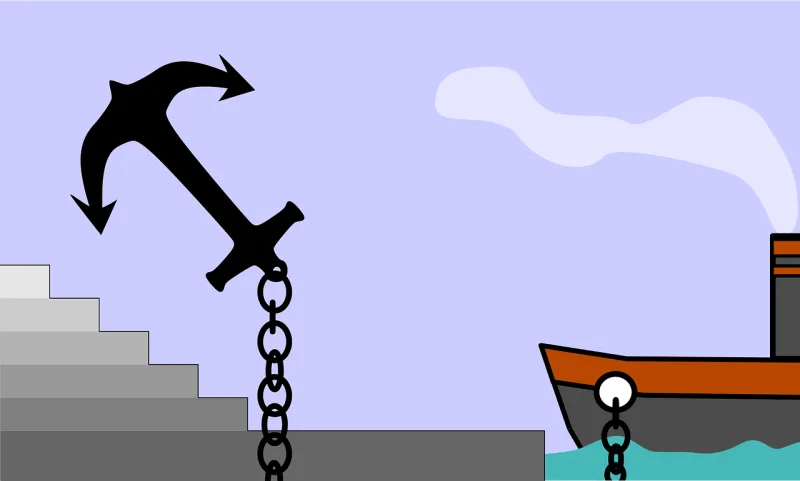 Anchor Boat Dock Stickdatei – Fahrzeuge