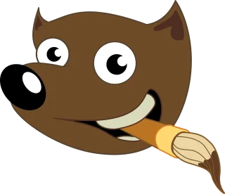Fox Dog Gimp Stickdatei
