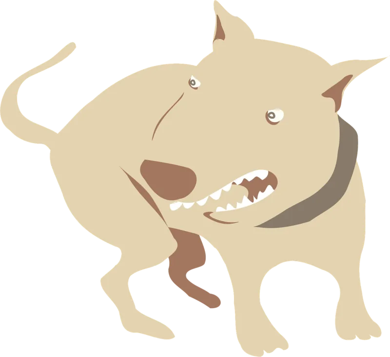 Dog Angry Pet Stickdatei – Tiere