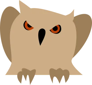 Owl Nature Animal Stickdatei