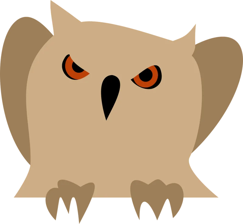 Owl Nature Animal Stickdatei – Tiere