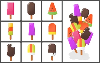 Ice cream Food Dessert Stickdatei