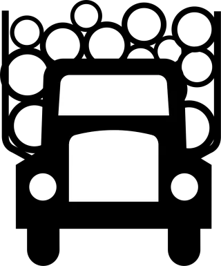 Truck Transportation Vehicle Stickdatei