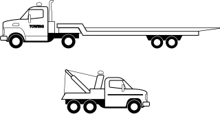 Truck Transportation Vehicle Stickdatei