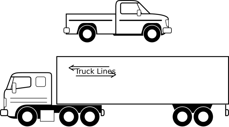 Pickup Truck Lorry Stickdatei – Fahrzeuge