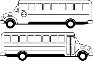 Bus School School bus Stickdatei