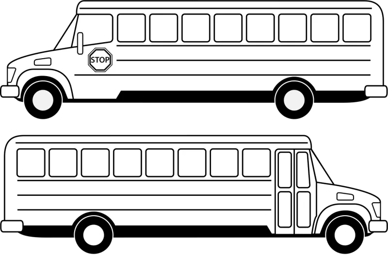 Bus School School bus Stickdatei – Fahrzeuge