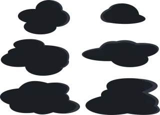 Cloud Dark Symbol Stickdatei