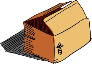 Box Carton Package Stickdatei