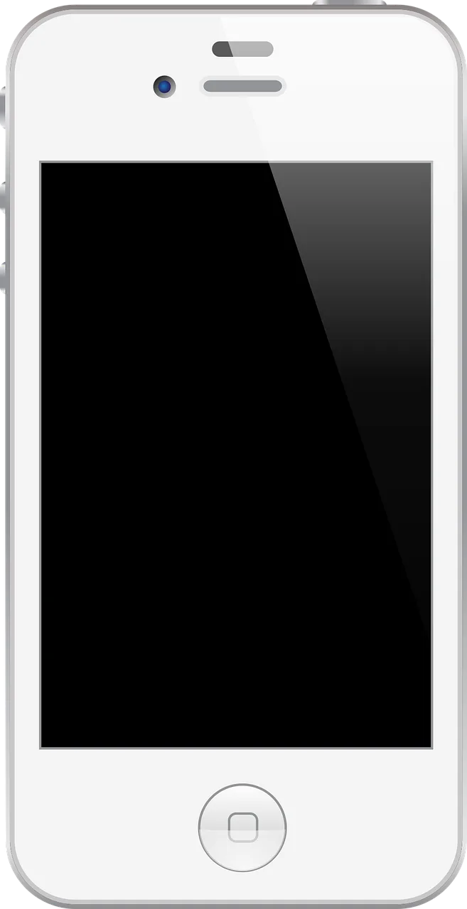 Smartphone White Cellphone Stickdatei – Essen & Trinken