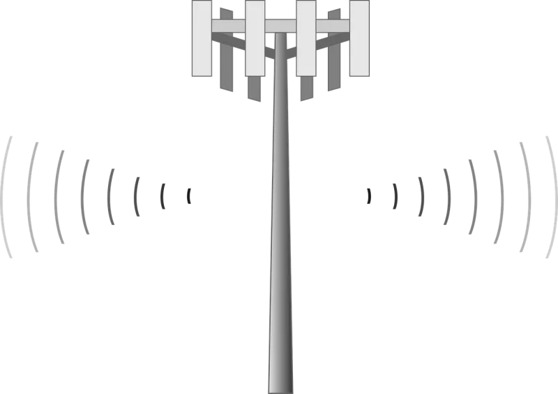 Cell Mobile Tower Stickdatei – Natur