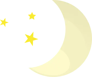 Moon Stars Night Stickdatei