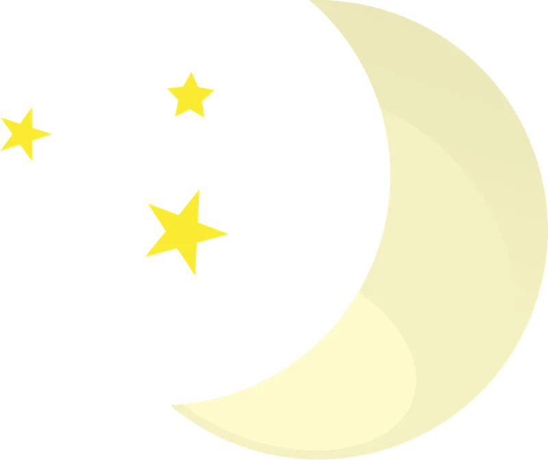 Moon Stars Night Stickdatei – Natur