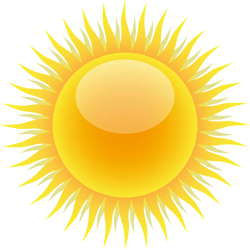 Sun Weather Weather forecast Stickdatei – Natur