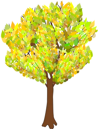 Tree Autumn Branches Stickdatei