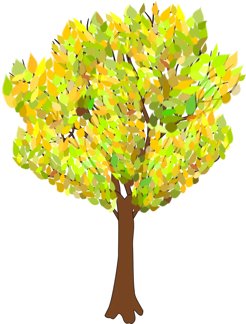 Tree Autumn Branches Stickdatei – Natur