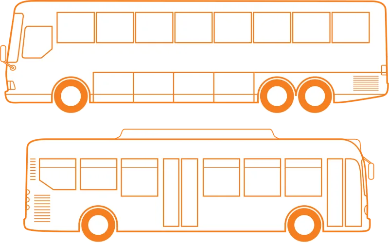 Bus Coach Transit Stickdatei – Fahrzeuge