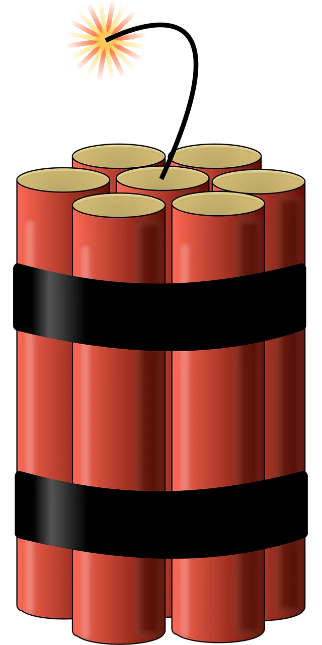 Bomb Dynamite Explosives Stickdatei – Fahrzeuge