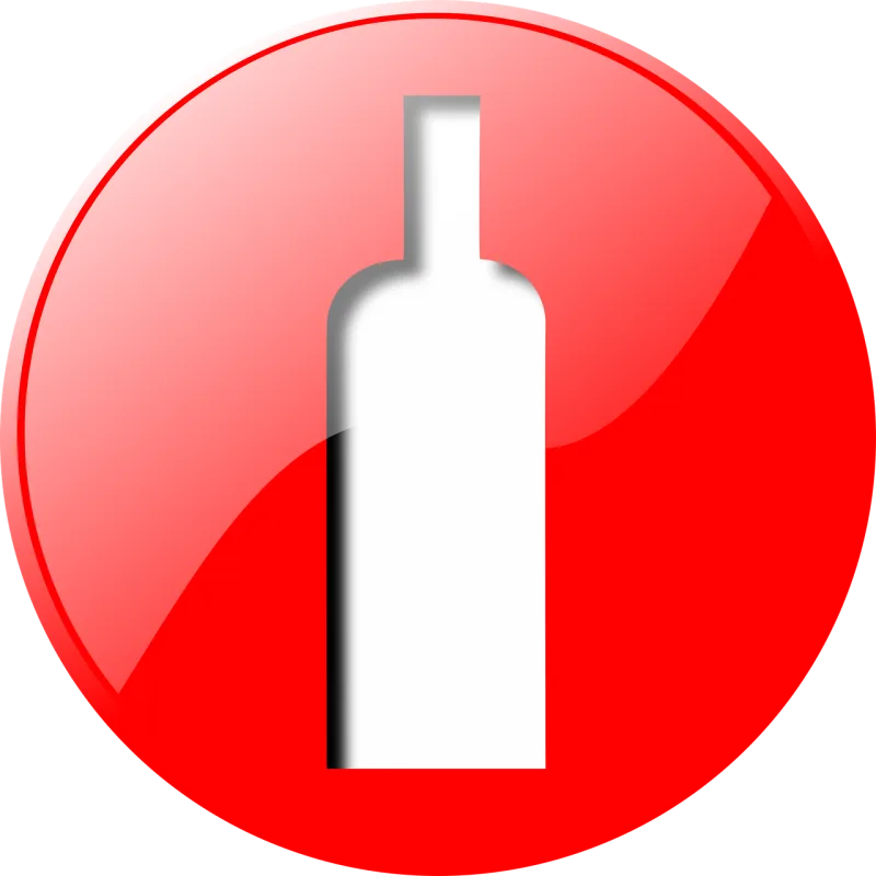Beverage Bottle Glossy Stickdatei – Essen & Trinken