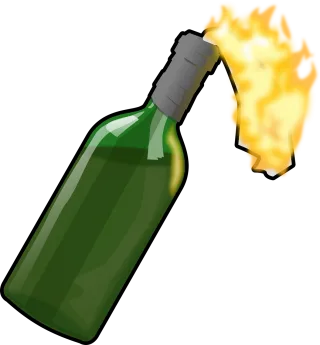 Molotov cocktail Bottle Explosive Stickdatei
