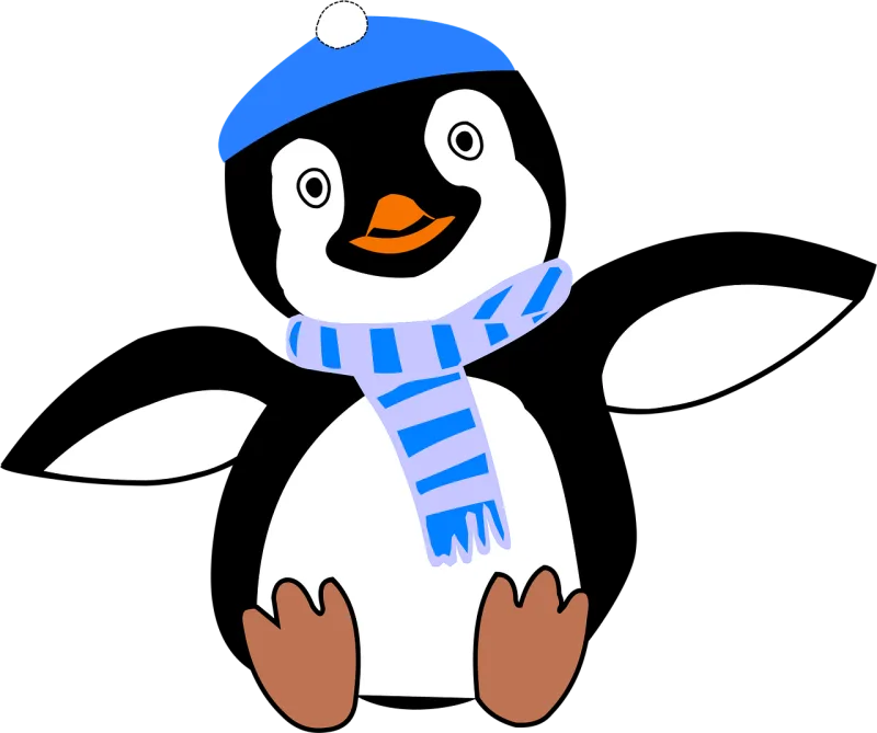 Penguin Cold Winter Stickdatei – Tiere