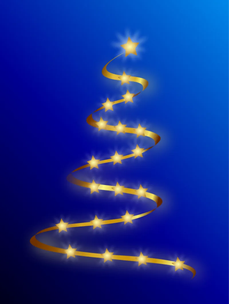 Christmas Tree Christmas tree Stickdatei – Natur