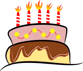 Birthday cake Candle Cake Stickdatei