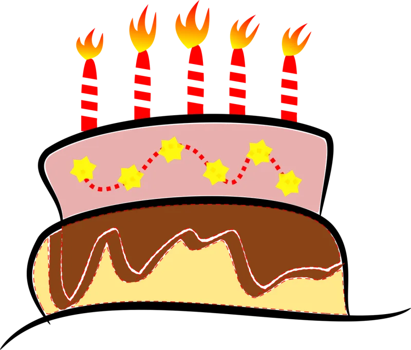 Birthday cake Candle Cake Stickdatei – Essen & Trinken