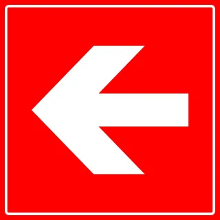 Arrow Direction Fire Stickdatei