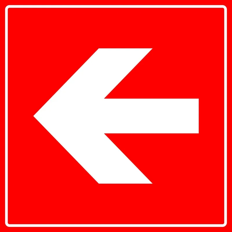 Arrow Direction Fire Stickdatei – Fahrzeuge