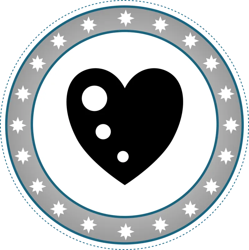 Heart Love Button Stickdatei – Herzen & Liebe