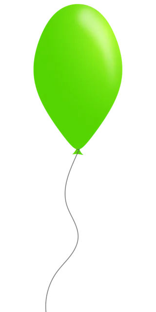 Balloon Party Green Stickdatei