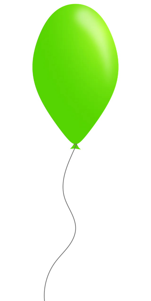 Balloon Party Green Stickdatei – Fahrzeuge