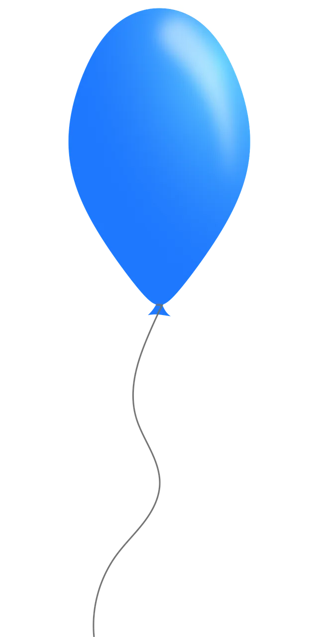 Balloon Party Blue Stickdatei – Fahrzeuge