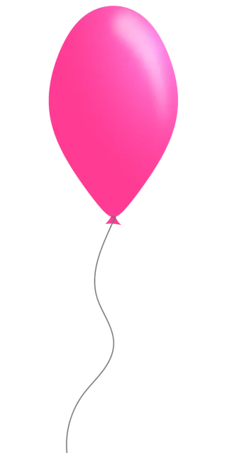 Balloon Party Pink Stickdatei