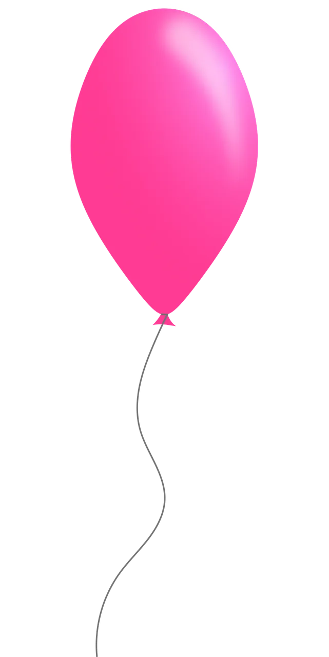 Balloon Party Pink Stickdatei – Fahrzeuge