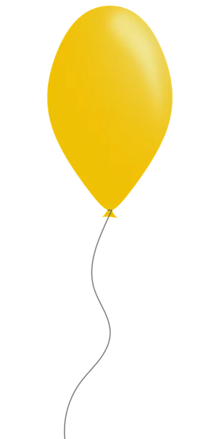 Balloon Party Yellow Stickdatei