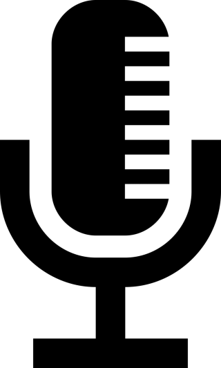 Icon Microphone Radio Stickdatei