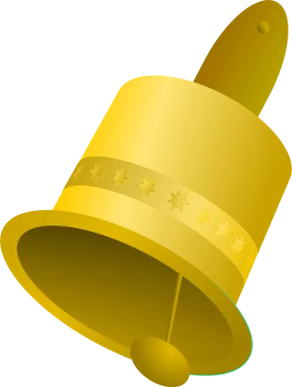 Bell Christmas Ringing Stickdatei