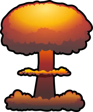 Bomb Explosion Explosive Stickdatei – Natur