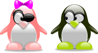 Penguins Art Amorous Stickdatei