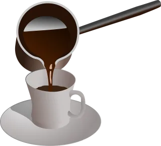 Coffee Cup Serving Stickdatei – Essen & Trinken