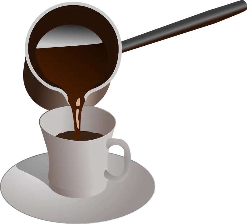 Coffee Cup Serving Stickdatei – Essen & Trinken