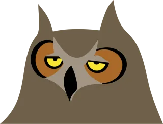 Owl Animal Bird Stickdatei