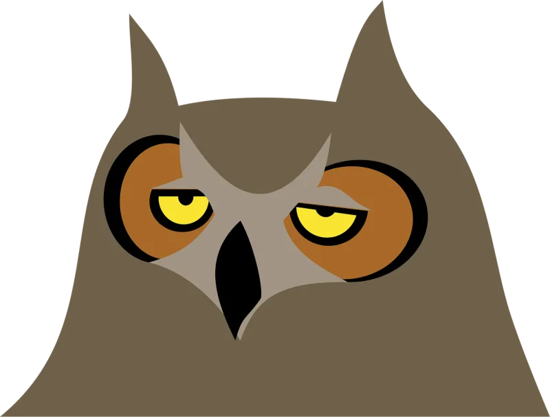 Owl Animal Bird Stickdatei – Tiere