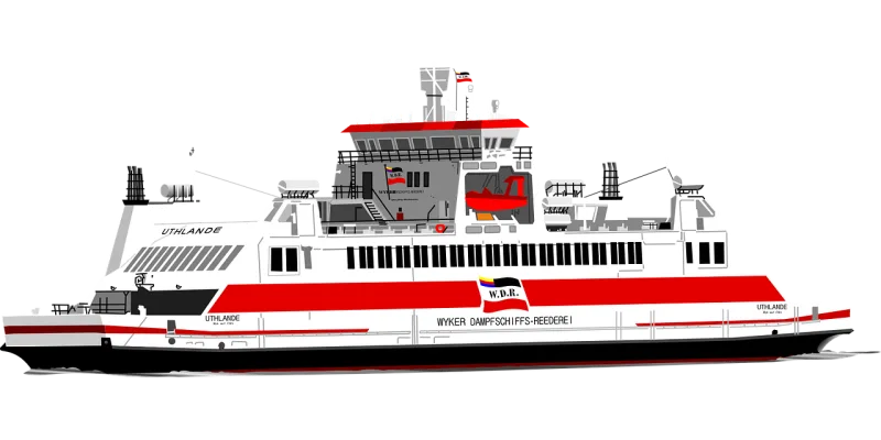 Ferry Boat Sea Stickdatei – Fahrzeuge