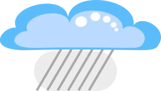 Cloud Nature Rain Stickdatei