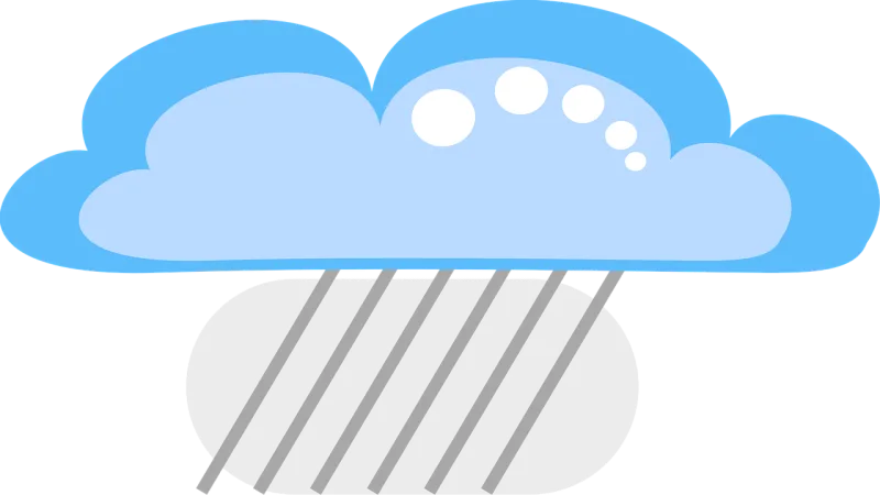 Cloud Nature Rain Stickdatei – Natur